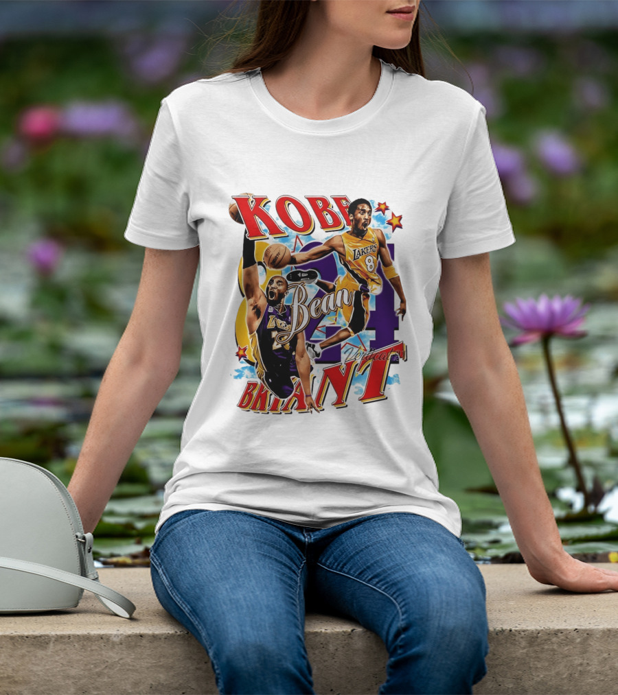 Kobe Bryant Bean Los Angeles Lakers 24 Dedication T-Shirt
