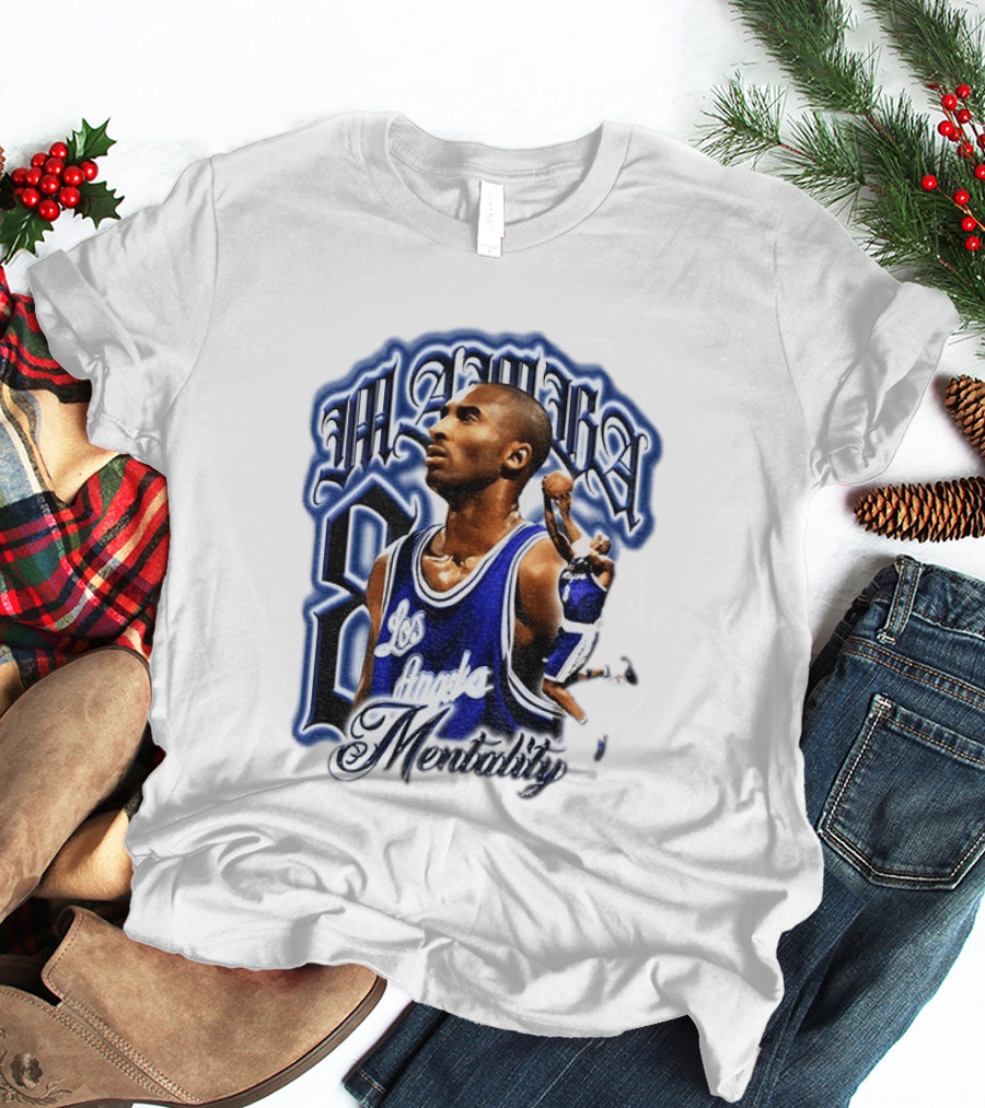 Kobe Bryant Mamba Mentality Los Angeles 8 Basketball T-Shirt