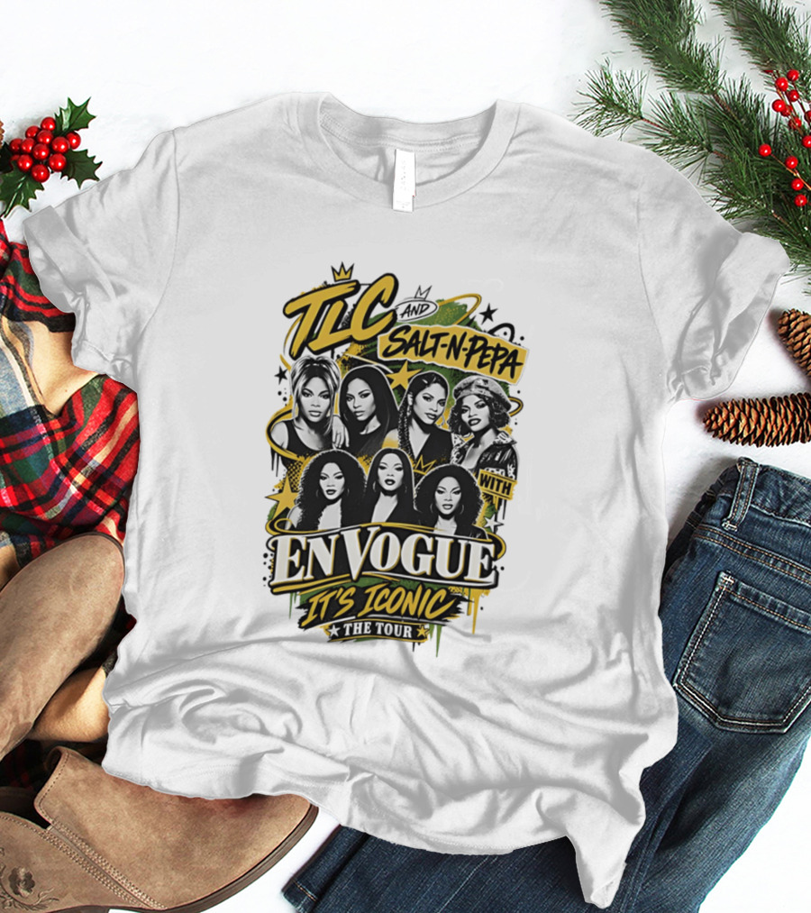 TLC Salt N Pepa En Vogue It's Iconic Tour T-Shirt