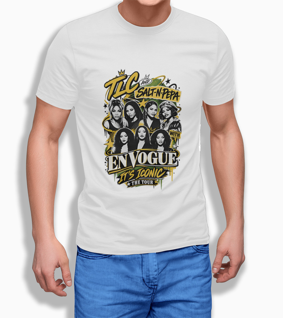 TLC Salt N Pepa En Vogue It's Iconic Tour T-Shirt
