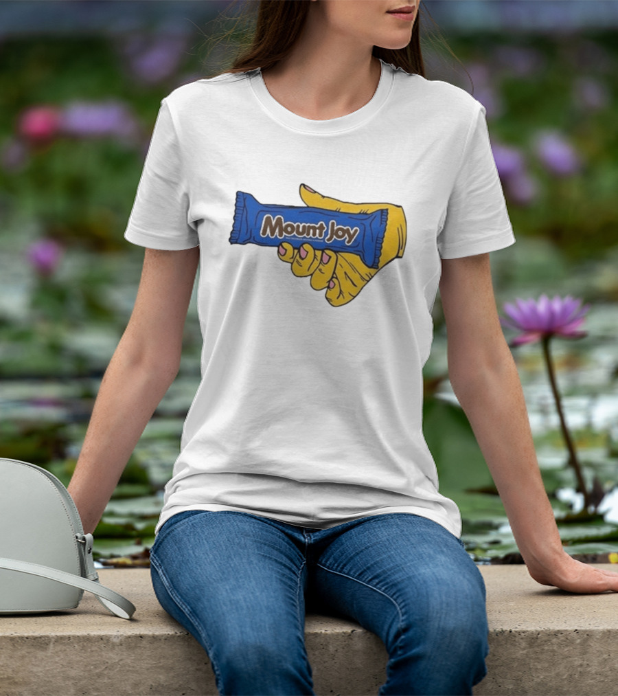 Mount Joy Candy Wrapper Hand Holding T-Shirt