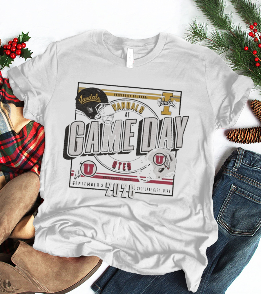 University Of Idaho Vandals At Utah Utes Game Day September 3 2026 Salt Lake City Utah T-Shirt