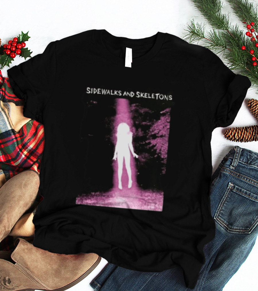 Sidewalks And Skeletons Ethereal Gothic Aesthetic Phantom Scene T-Shirt