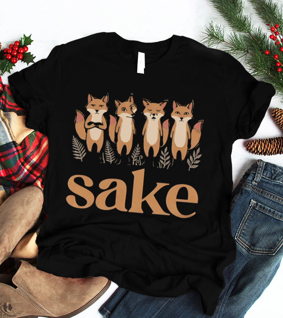 For Goodness Sake Foxes With Cute Woodland Animals And Nature T-Shirt
