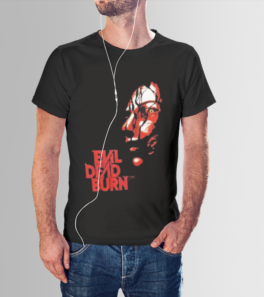 Halloween Horror Nights 2026 Evil Dead Burn Face Red T-Shirt