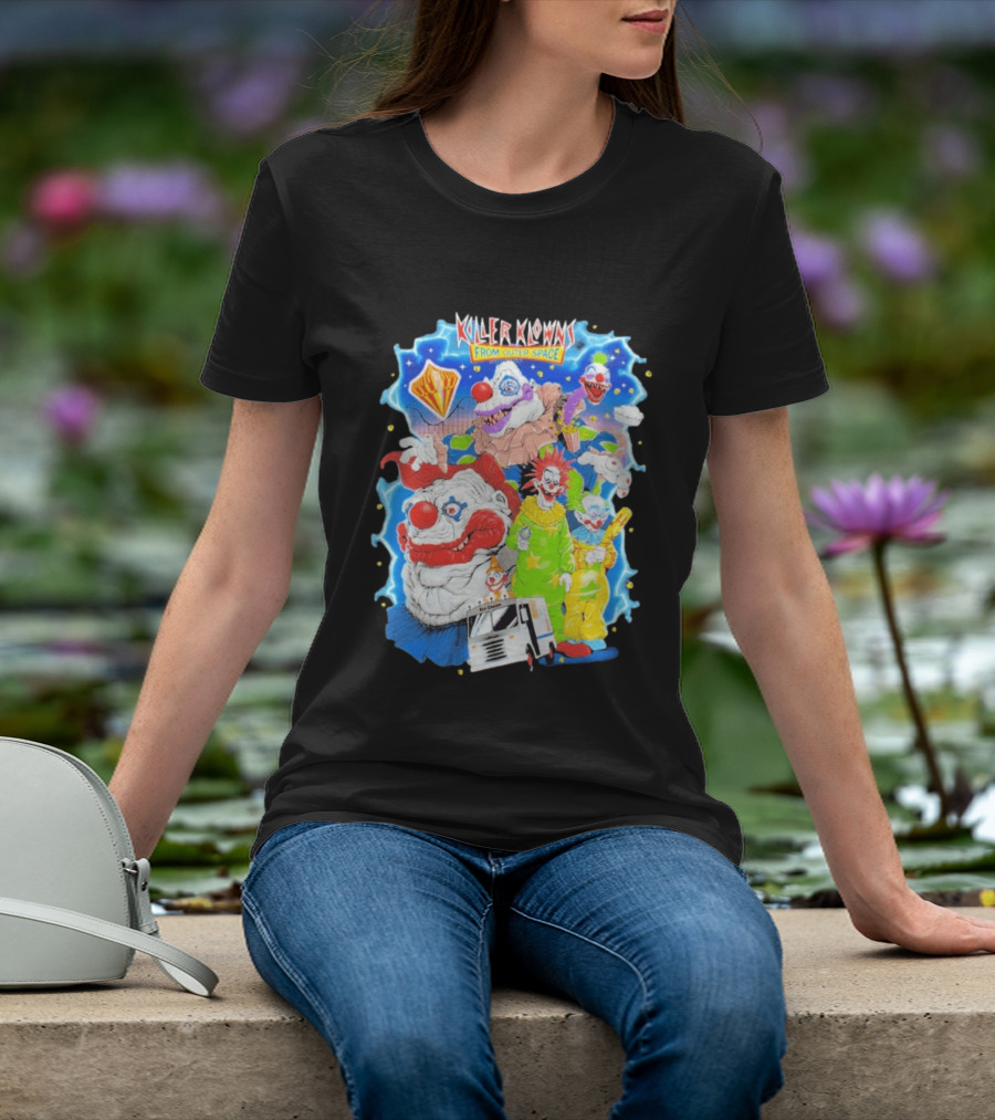 Killer Klowns From Outer Space Halloween Horror Nights 2026 Theme Park Journey T-Shirt