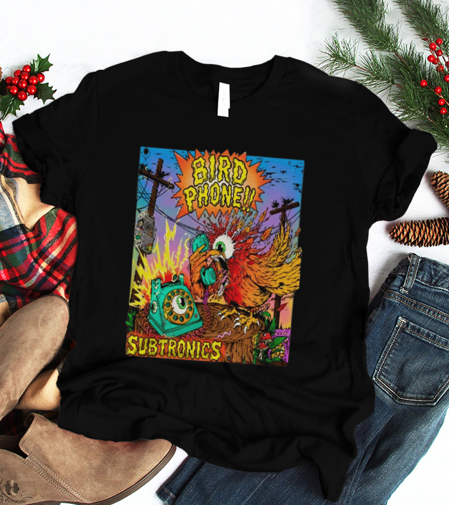 SUBTRONICS Bird Phone 2026 Friday Explosion T-Shirt