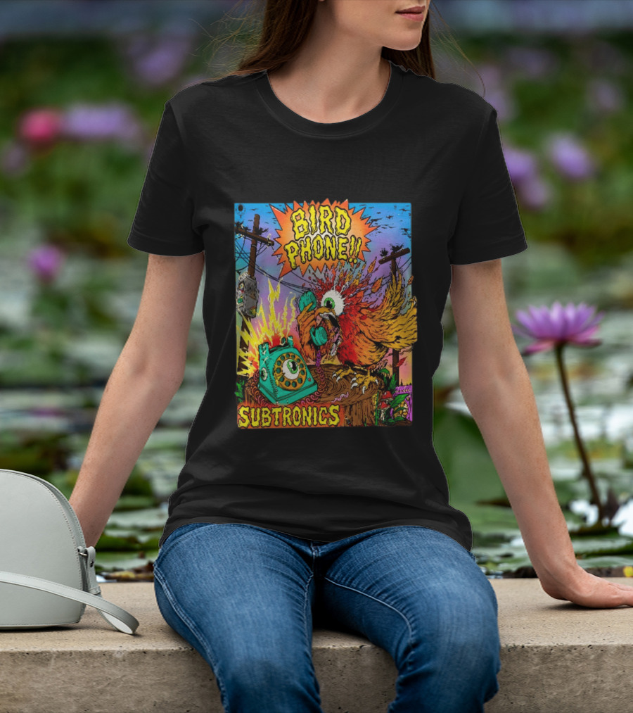 SUBTRONICS Bird Phone 2026 Friday Explosion T-Shirt