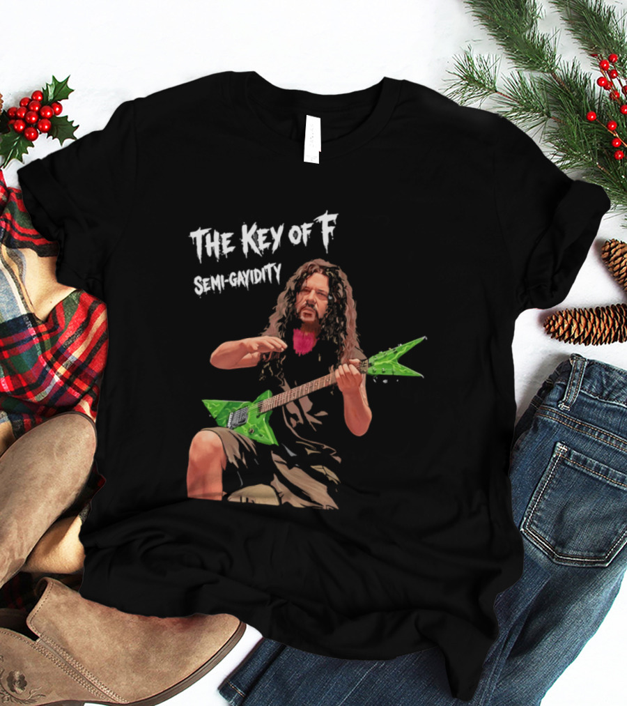 The Key Of F Semi Gayidity Dimebag Darrell Guitarist T-Shirt