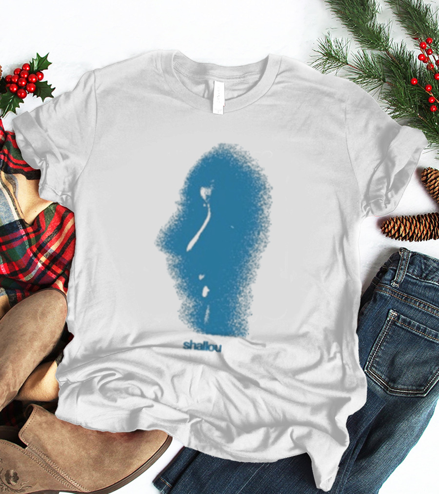 Ambient Inks Shallou Silhouette Blue Profile T-Shirt
