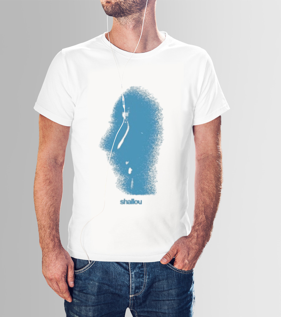 Ambient Inks Shallou Silhouette Blue Profile T-Shirt