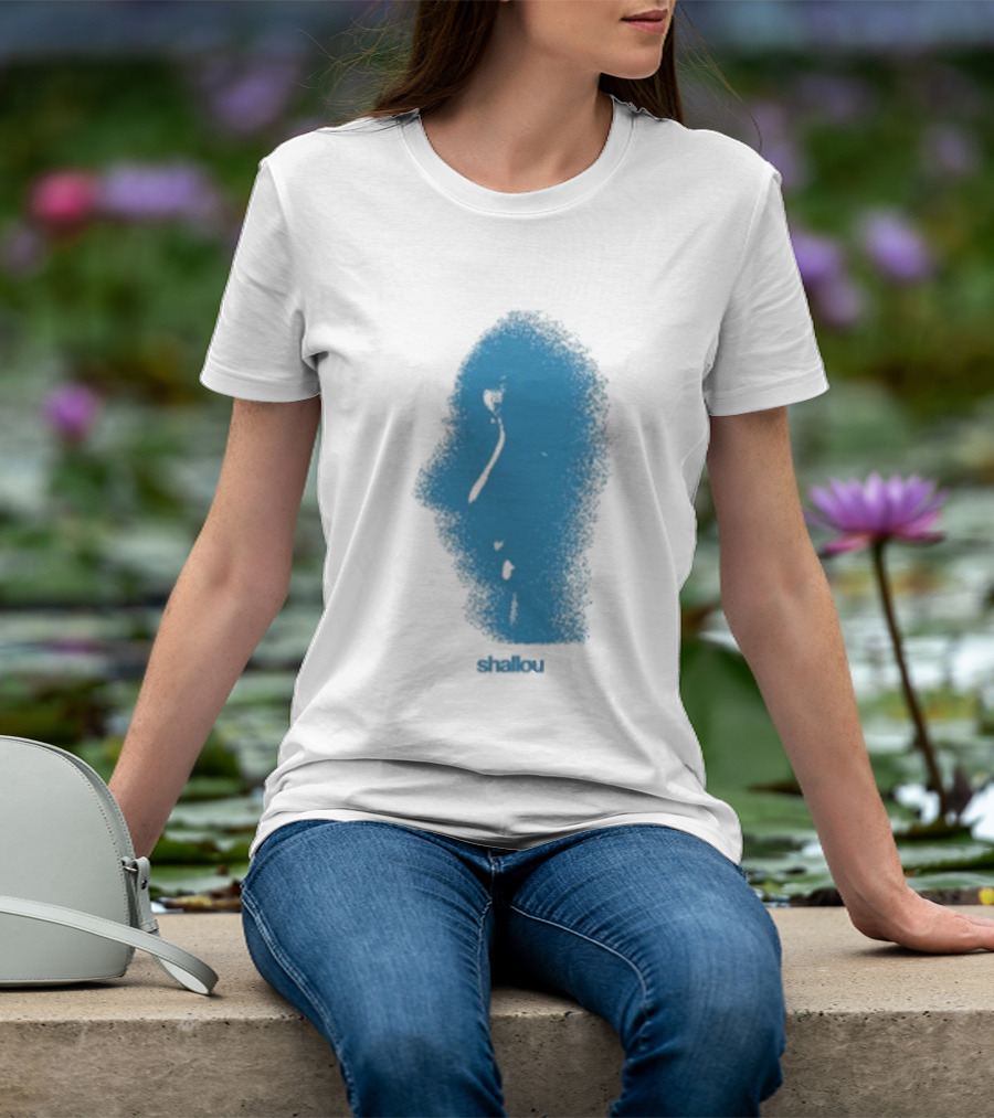 Ambient Inks Shallou Silhouette Blue Profile T-Shirt