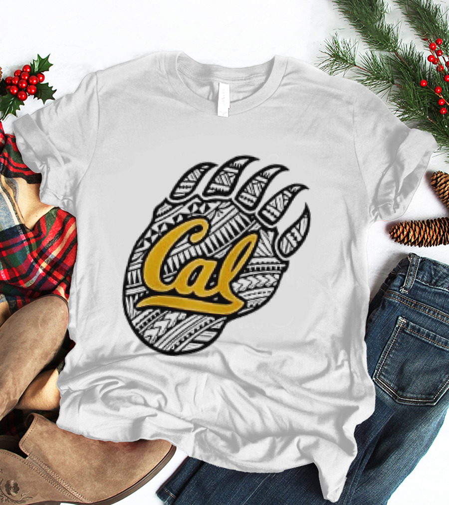 Cal Bears Football From The Bay To The Islands Bear Claw T-Shirt