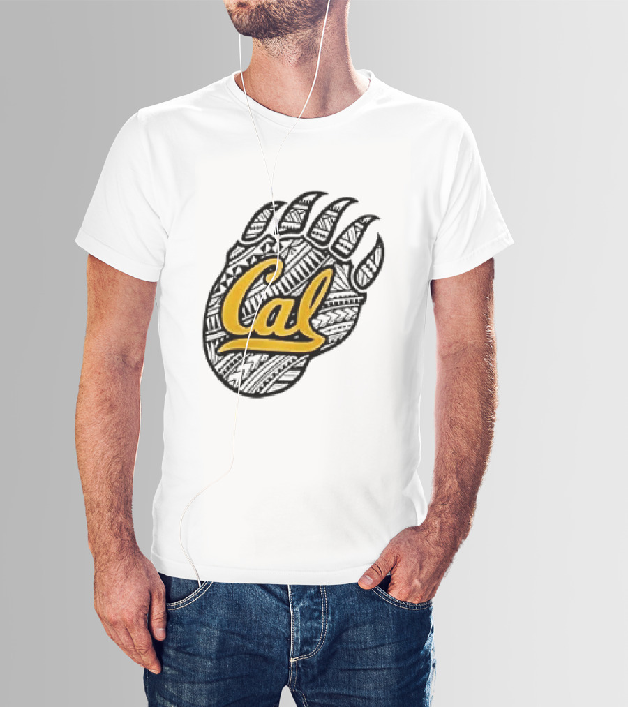 Cal Bears Football From The Bay To The Islands Bear Claw T-Shirt