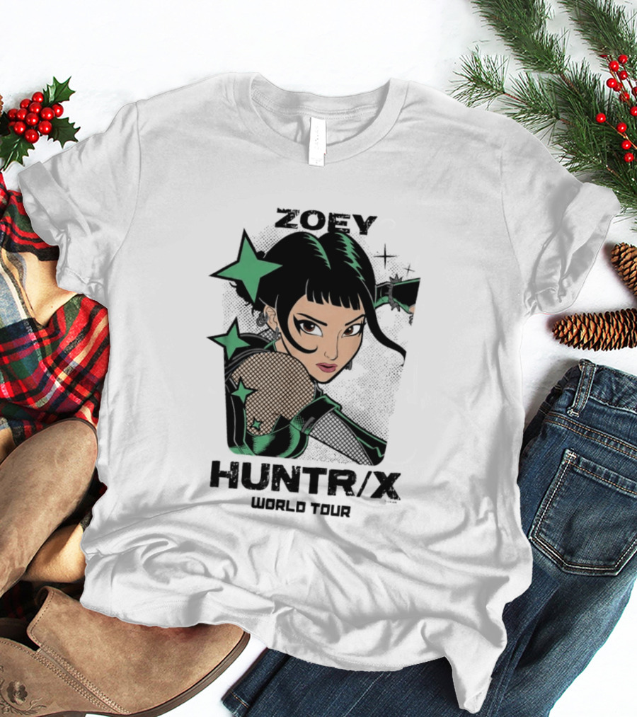 Zoey Huntr/X Girlz Tour Kpop Demon Hunters T-Shirt