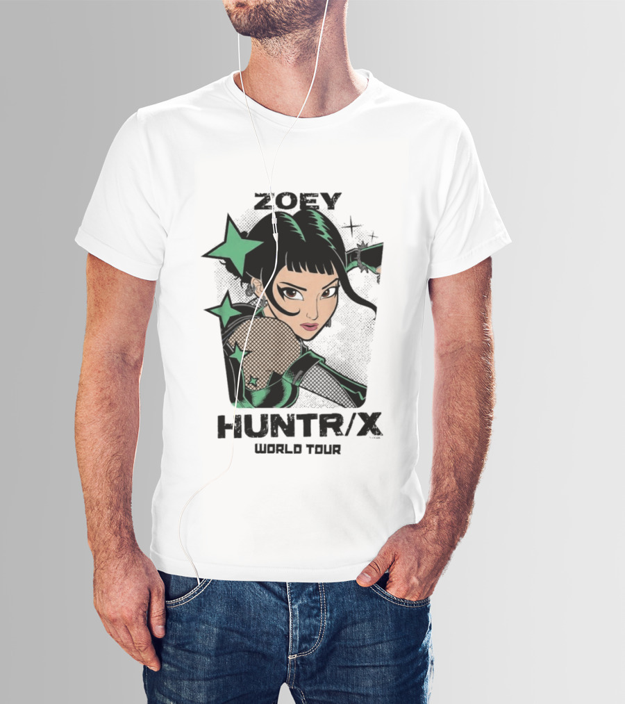 Zoey Huntr/X Girlz Tour Kpop Demon Hunters T-Shirt
