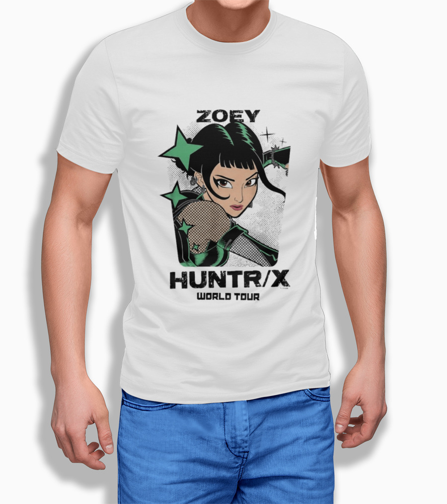 Zoey Huntr/X Girlz Tour Kpop Demon Hunters T-Shirt
