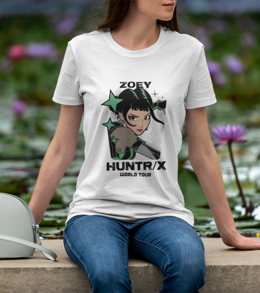 Zoey Huntr/X Girlz Tour Kpop Demon Hunters T-Shirt