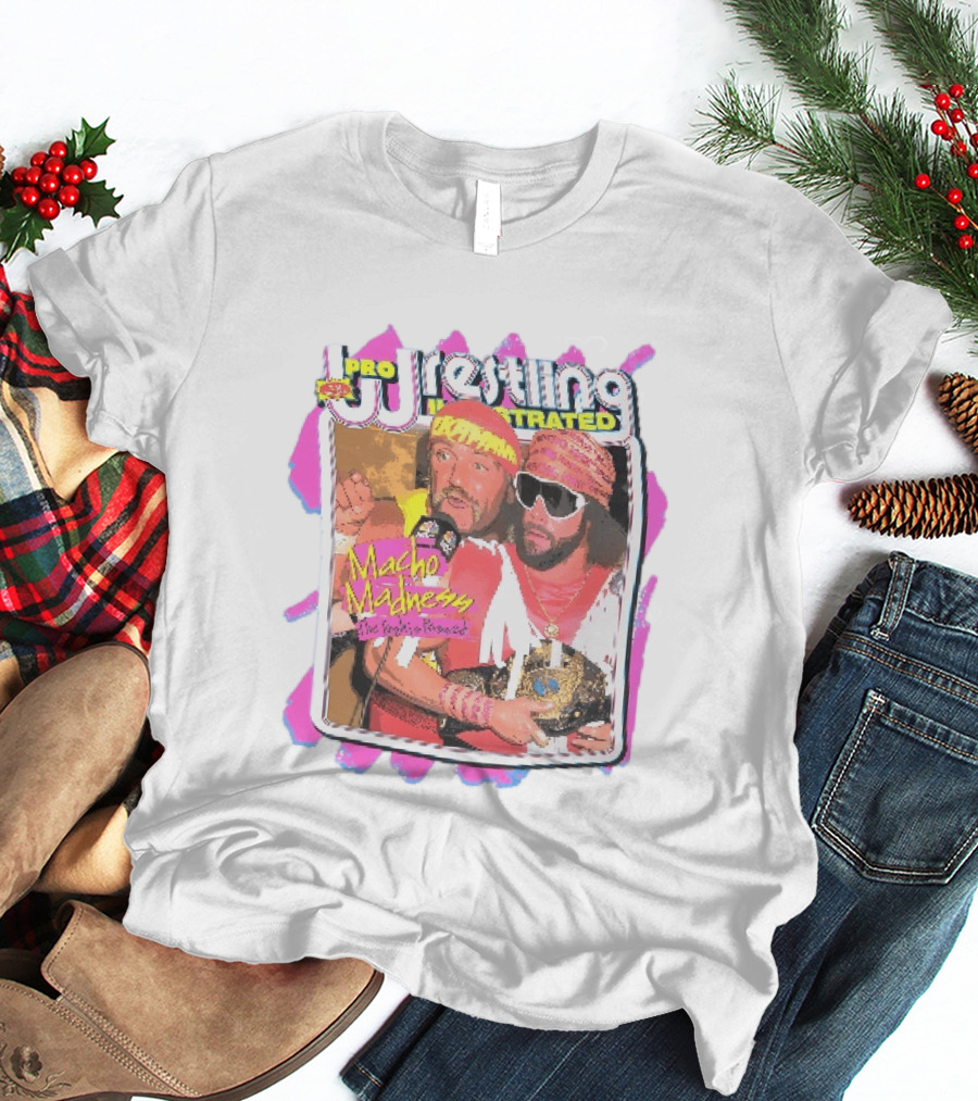 Pro Wrestling Illustrated Macho Madness The Torch Is Passed T-Shirt