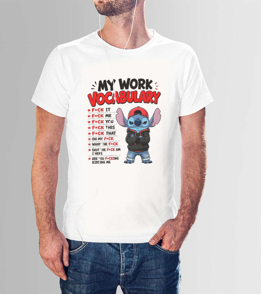 Stitch My Work Vocabulary F*ck It You This That Are You Kidding Me T-Shirt