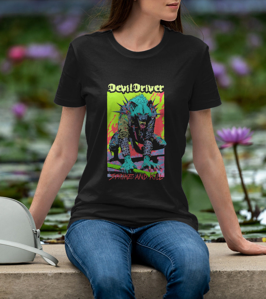 DevilDriver Strive And Kill Bone Hyena T-Shirt