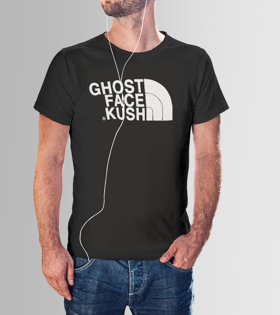 Ghost Face Kush North Face T-Shirt