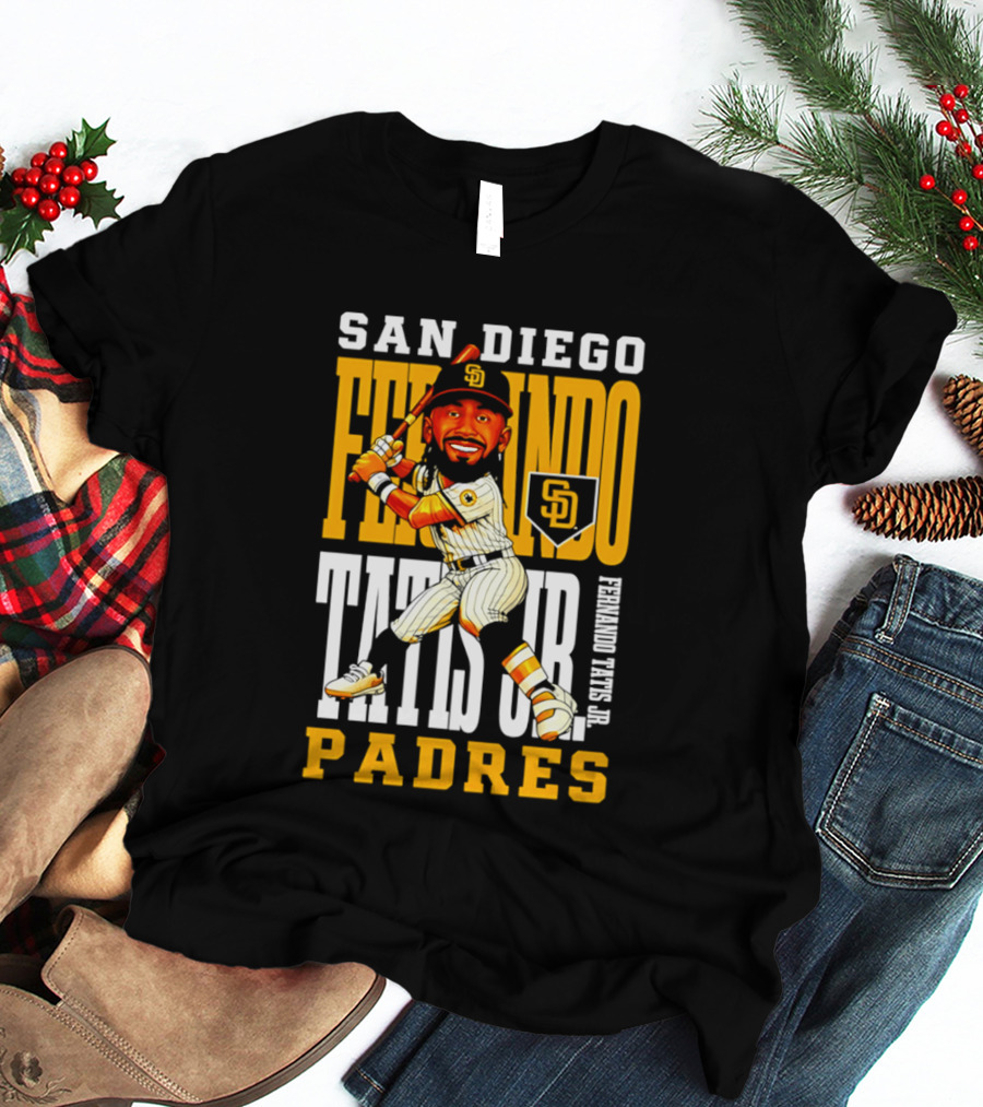 San Diego Padres Fernando Tatis Jr Iconic Baseball Star T-Shirt