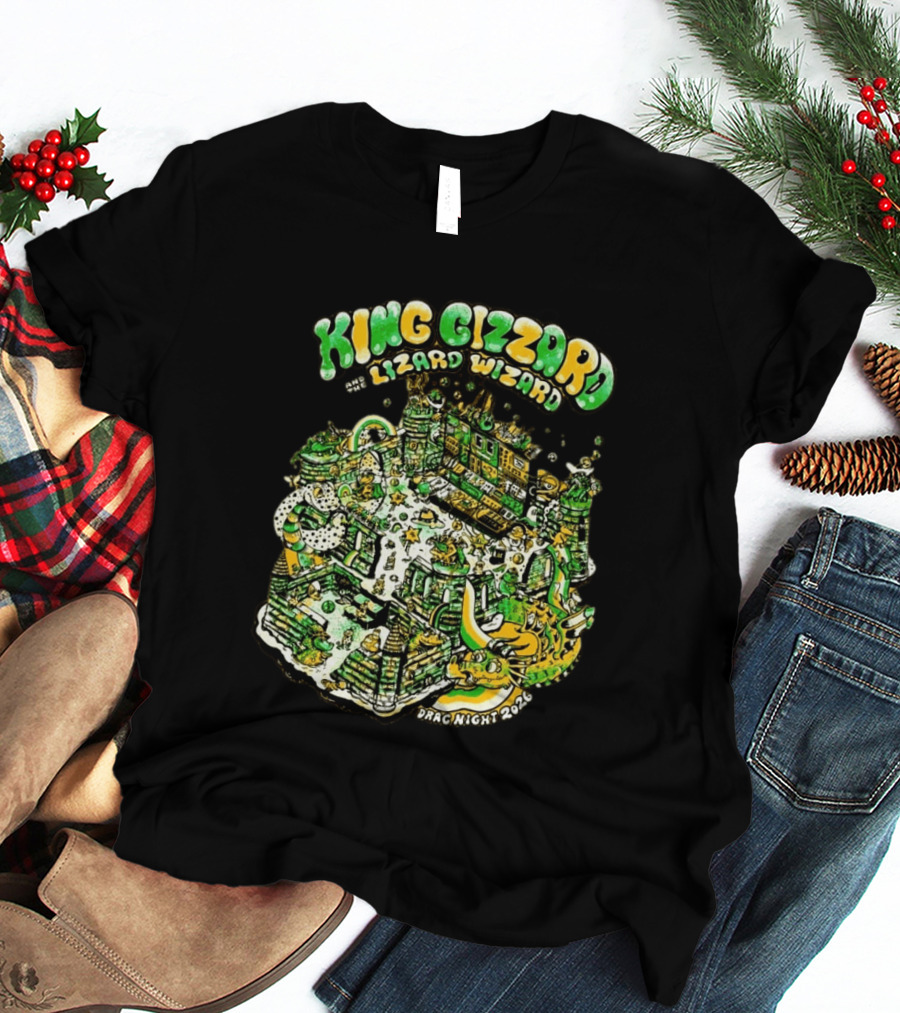 King Gizzard And The Lizard Wizard Drag Night 2026 Festival King Gizzard Stage T-Shirt