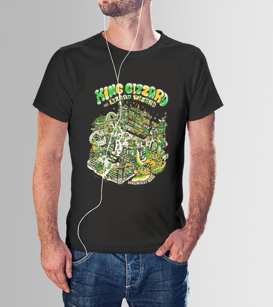 King Gizzard And The Lizard Wizard Drag Night 2026 Festival King Gizzard Stage T-Shirt