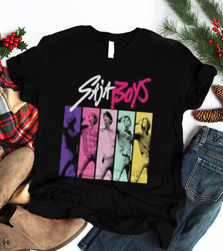 Saja Boys Kpop Demon Hunters World Tour Colorful T-Shirt
