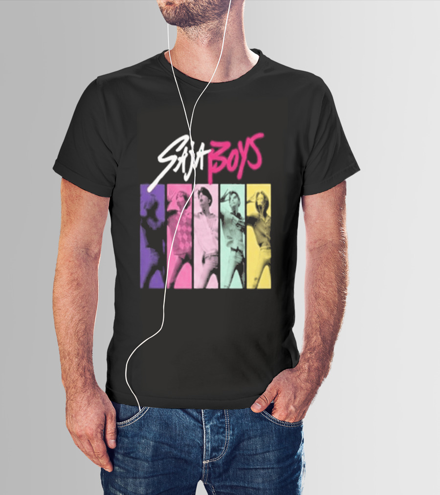 Saja Boys Kpop Demon Hunters World Tour Colorful T-Shirt