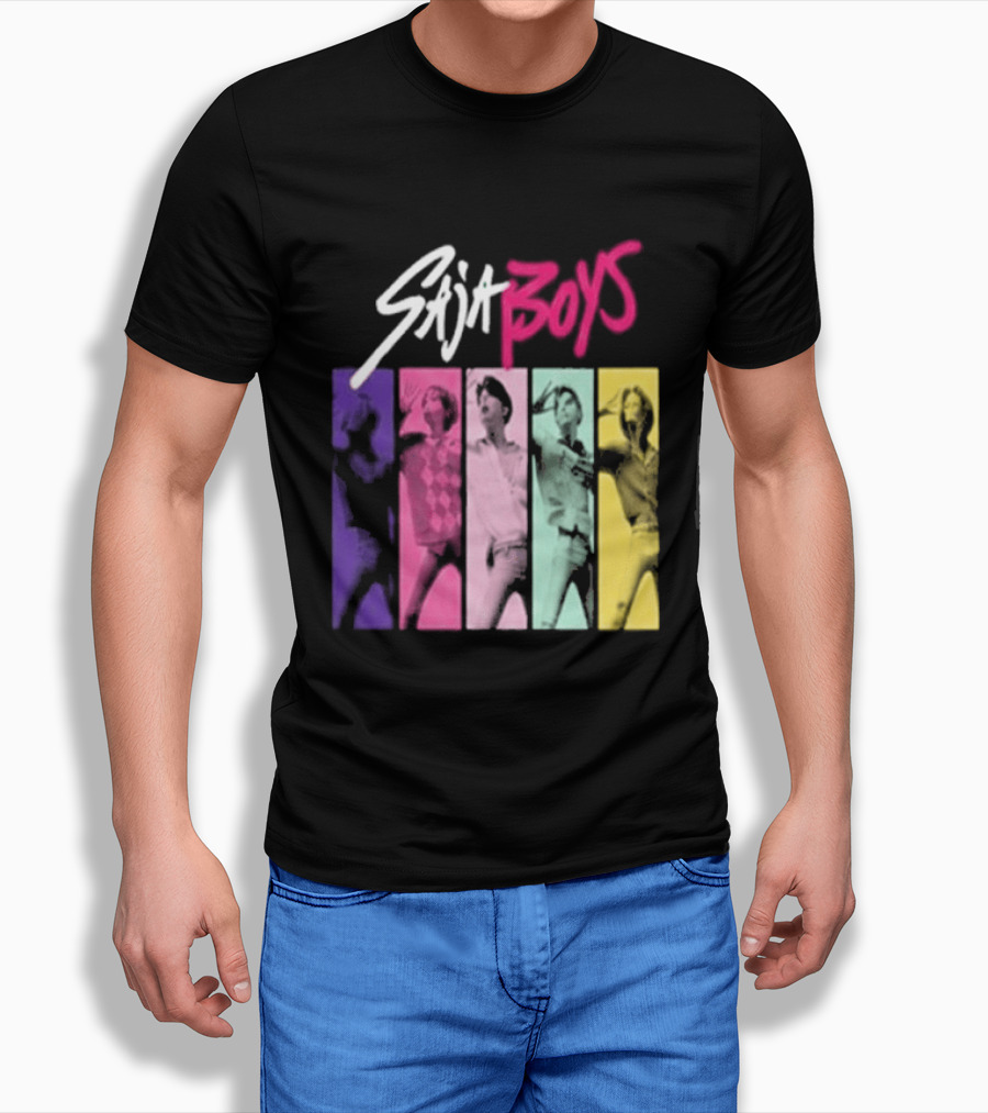 Saja Boys Kpop Demon Hunters World Tour Colorful T-Shirt