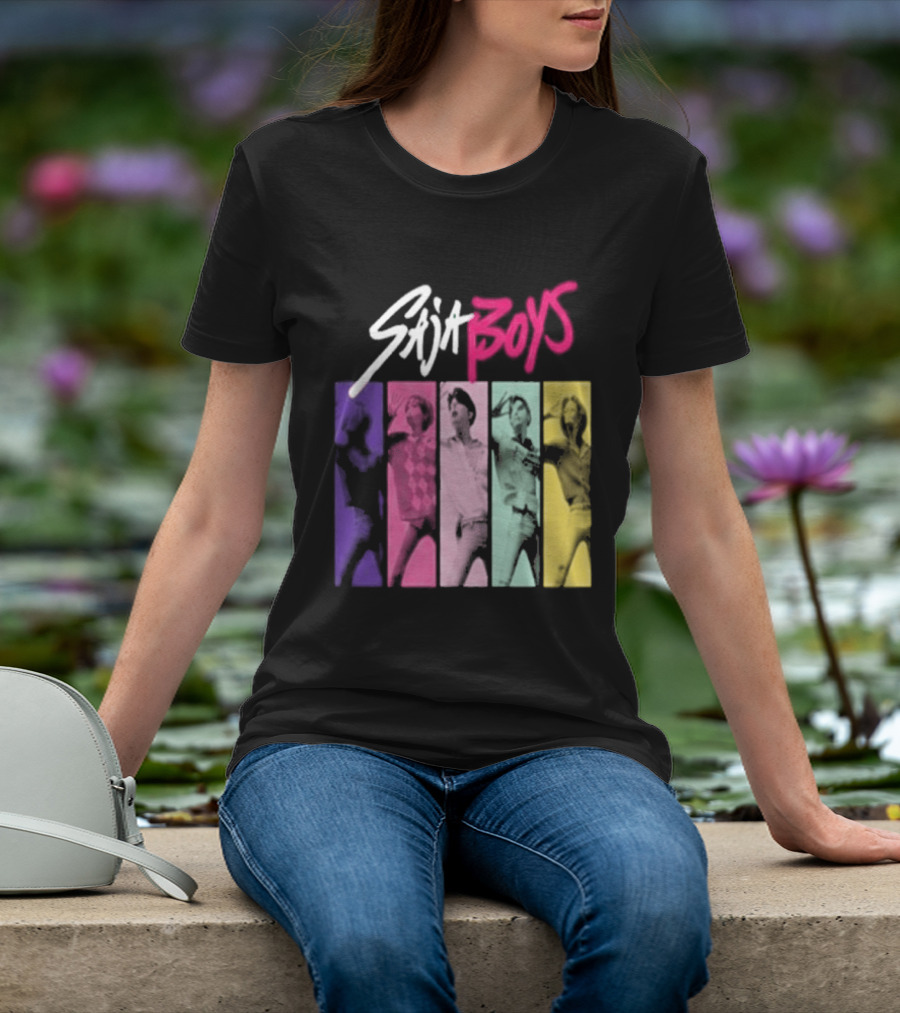 Saja Boys Kpop Demon Hunters World Tour Colorful T-Shirt