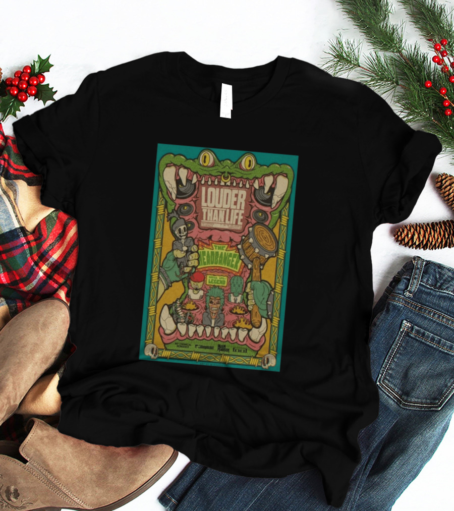 Louder Than Life Event Louisville KY September 17 20 2026 The Headbanger My Chemical Romance Tool Run The Jewels T-Shirt