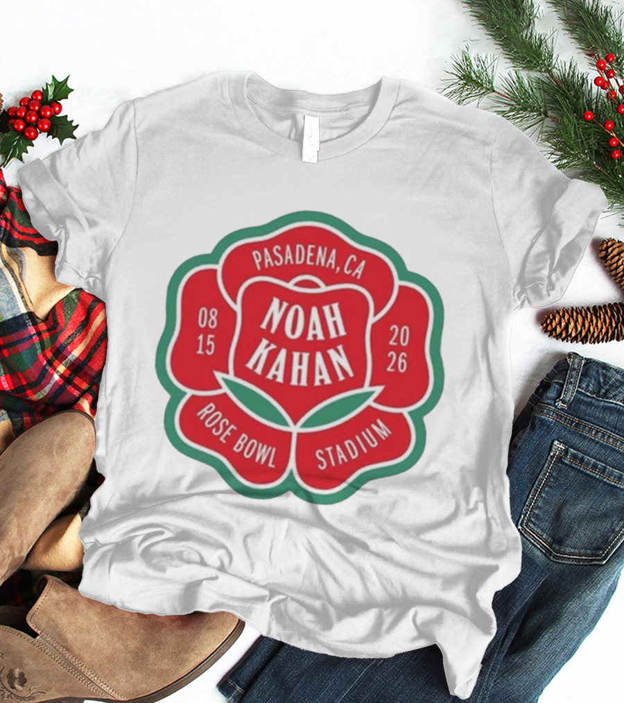 Noah Kahan Pasadena CA Rose Bowl Stadium 2026 August 15 T-Shirt