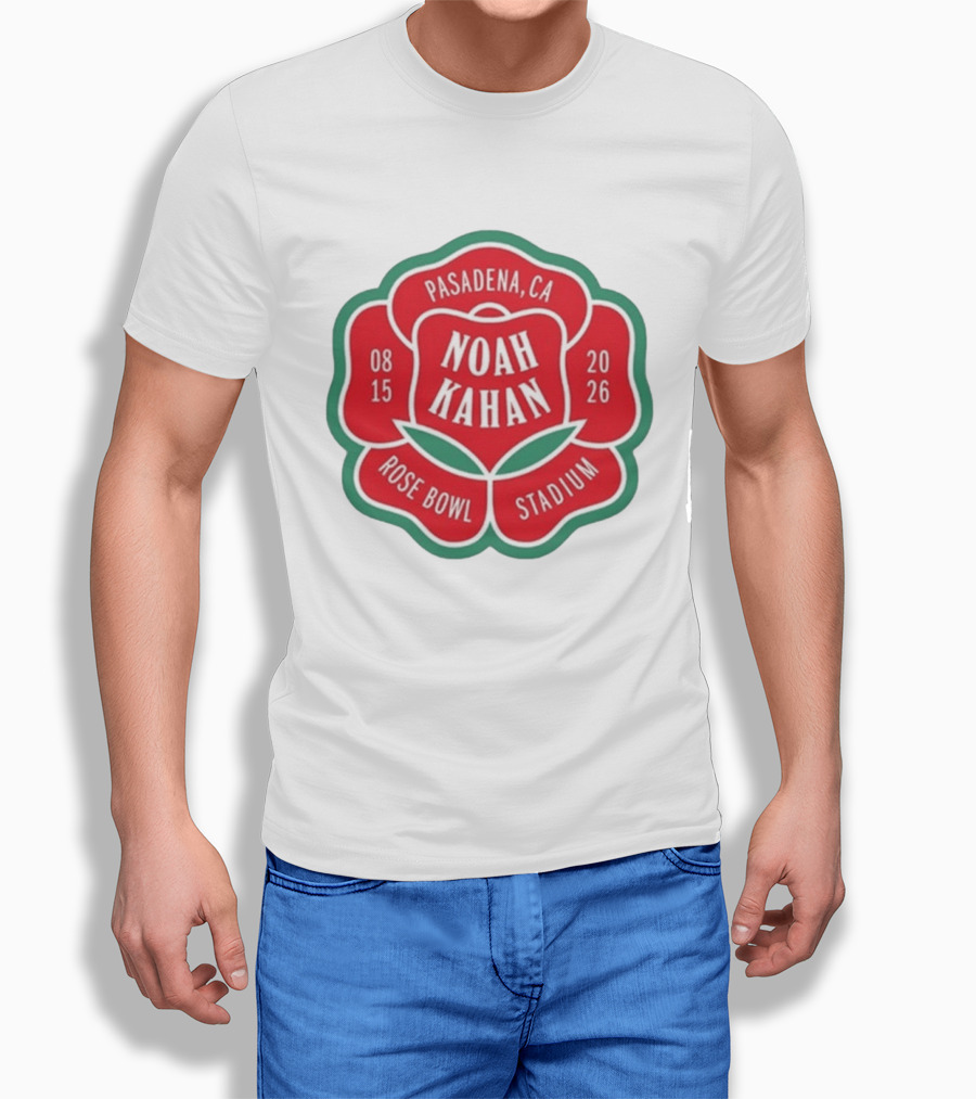 Noah Kahan Pasadena CA Rose Bowl Stadium 2026 August 15 T-Shirt