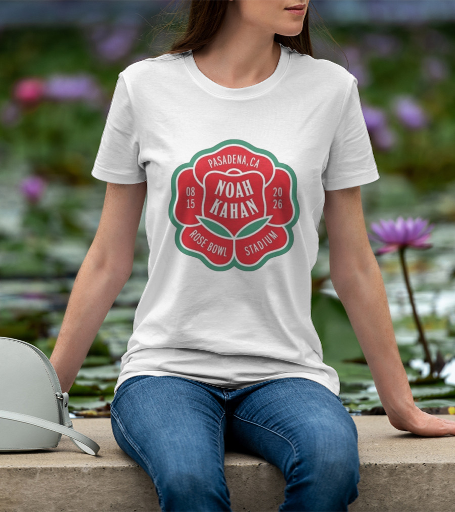 Noah Kahan Pasadena CA Rose Bowl Stadium 2026 August 15 T-Shirt