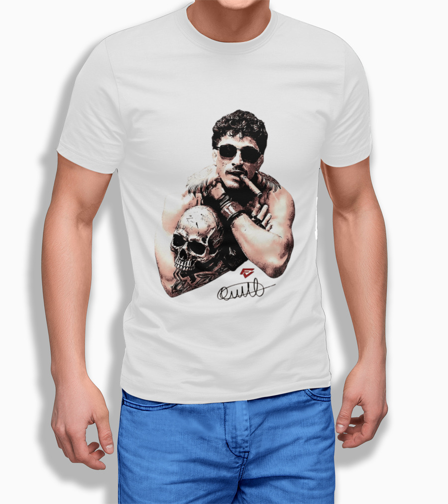 Smokilld Smokebreak Skull Tattoo Sunglasses Cigar T-Shirt