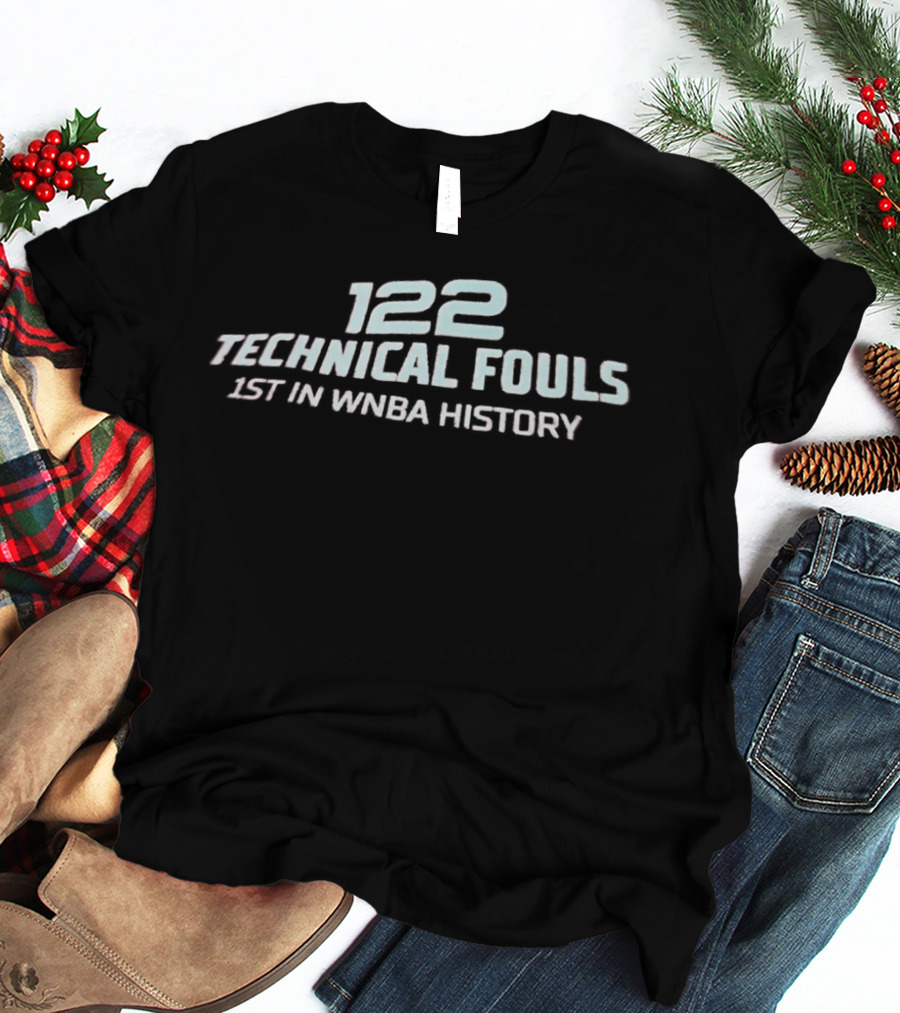 122 Technical Fouls 1st In WNBA History Diana Taurasi Phoenix Mercury T-Shirt