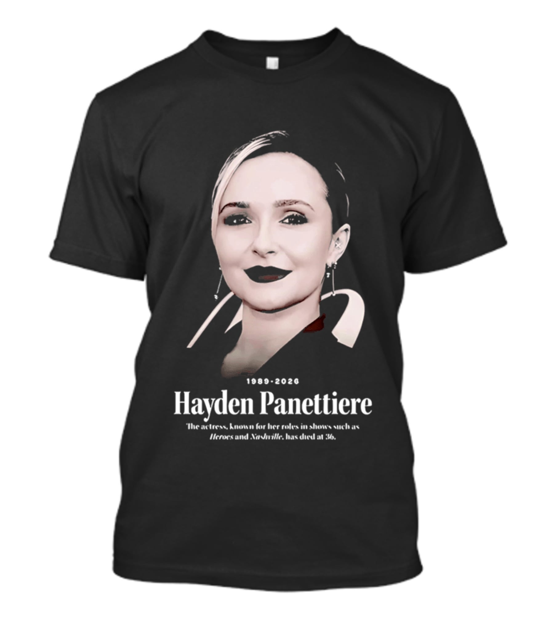 1989 2026 Hayden Panettiere Nashville Actress T-Shirt