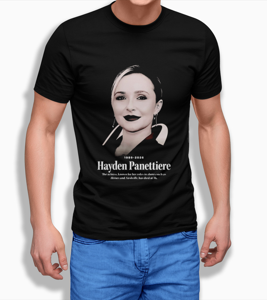 1989 2026 Hayden Panettiere Nashville Actress T-Shirt