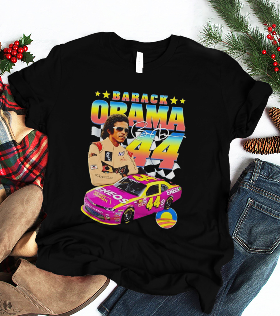 Barack Obama Racing 44 ENEOS NASCAR T-Shirt
