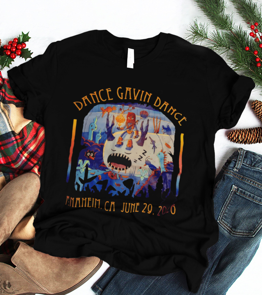 Dance Gavin Dance Anaheim CA June 29 2026 Surreal Underwater Adventure T-Shirt