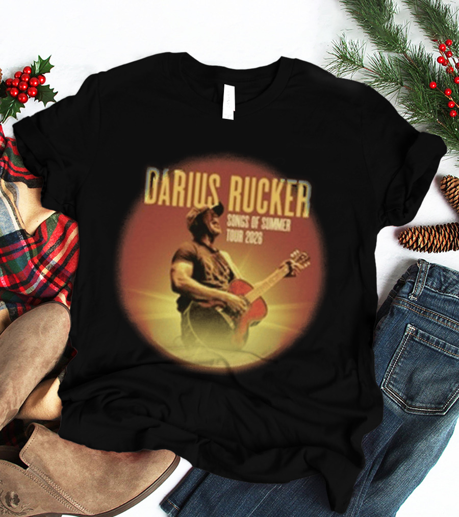 Darius Rucker Songs Of Summer Tour 2026 Vintage Country Music Concert Performance T-Shirt