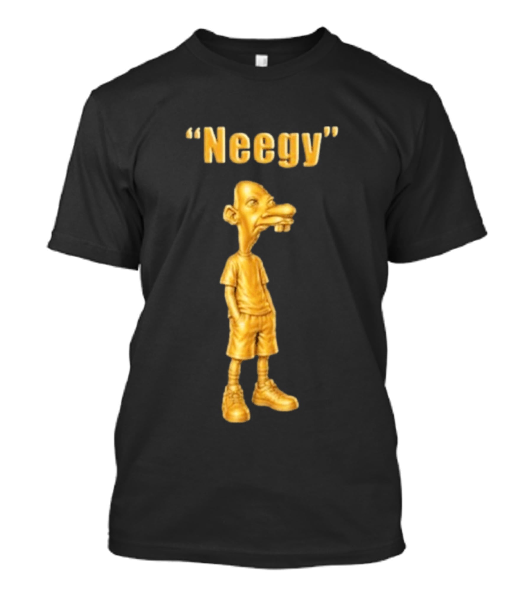 Neegy Energy Tung Tung Vintage Cartoon T-Shirt