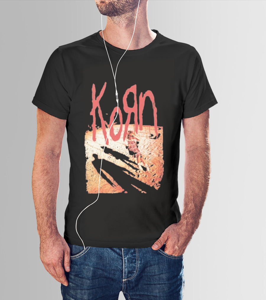 Korn Self Titled Album Cover Art With Distressed Child T-Shirt