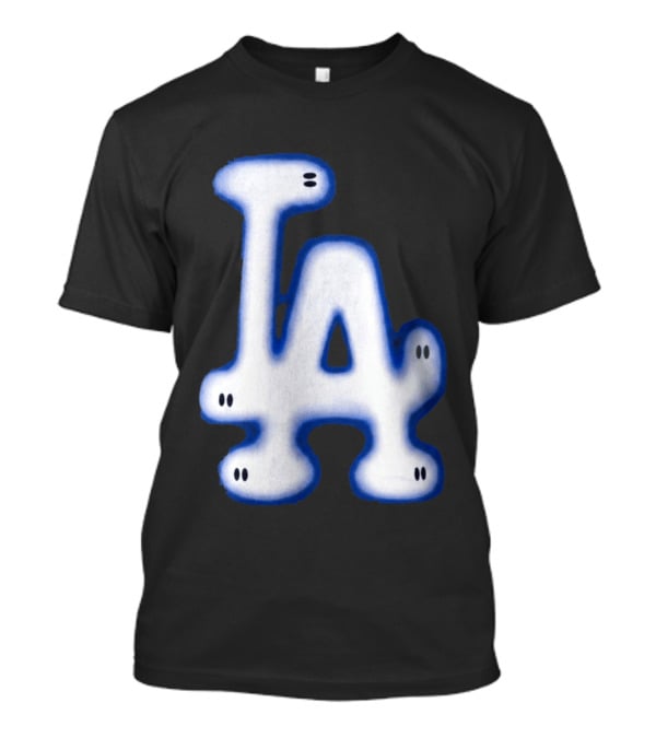 LA Dodgers Blue Ghost Airbrush T-Shirt