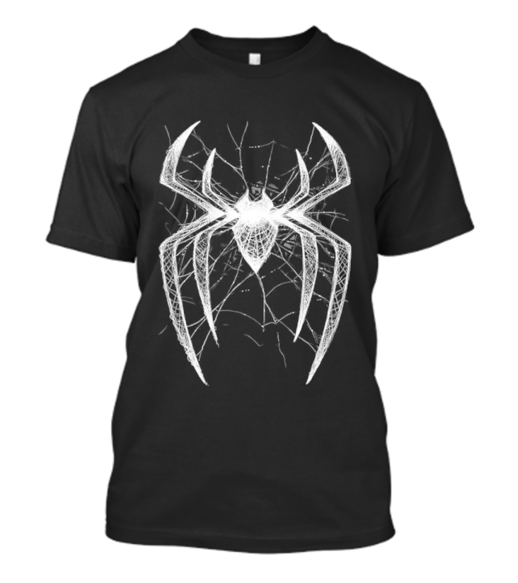 Marvel Spider Man Intricate Webbed Line Sketch Spider T-Shirt