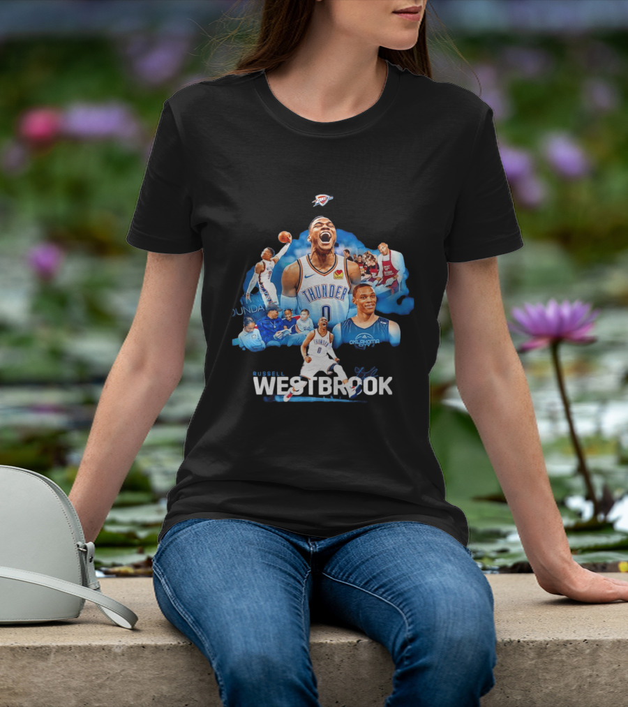 Russell Westbrook Thunder Basketball Oklahoma City Legends T-Shirt