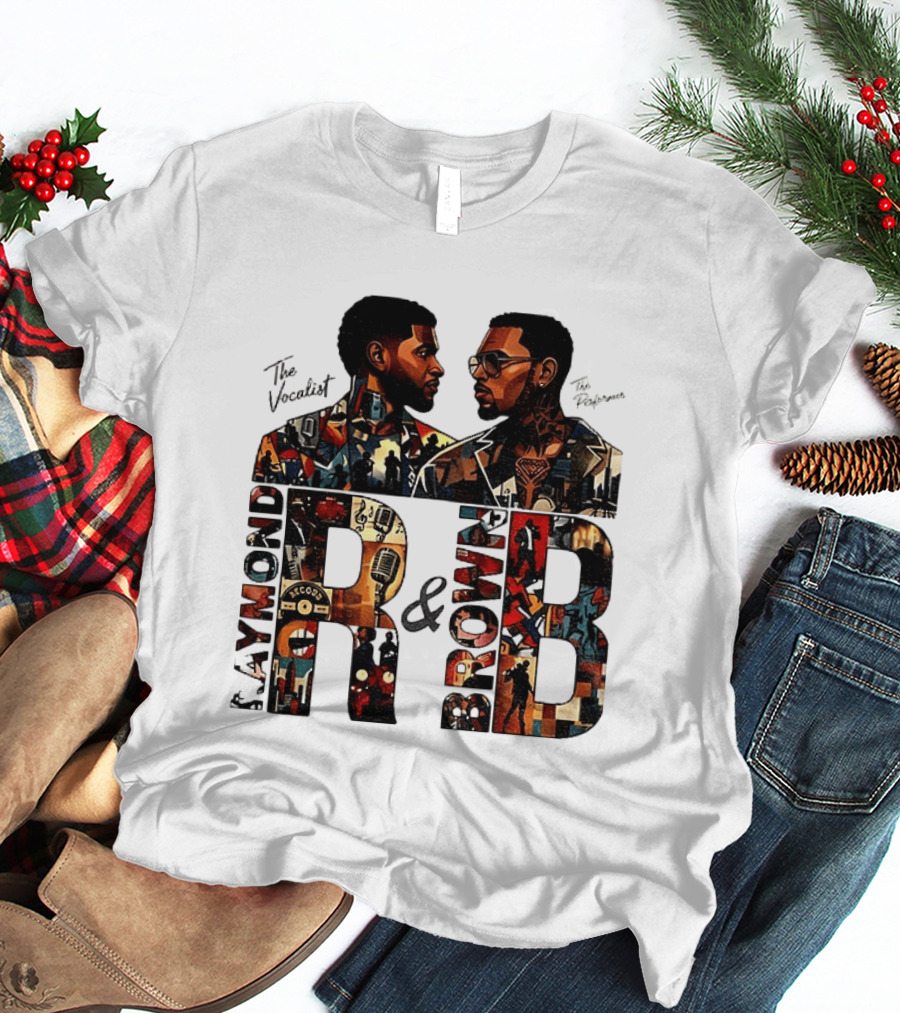 Usher Chris Brown Raymond R And B Tour 2026 Concert Hip Hop The Vocalist The Performer T-Shirt